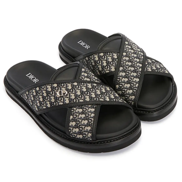 Dep Dior Aqua Sandals 'Beige Black' 3SA093ZGM-961