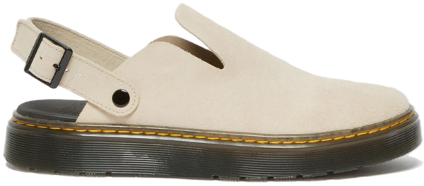 Dep Dr.Martens Carlson Suede Casual Mules 'White' 27410268