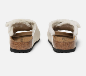 Dep Birkenstock x Stussy Solana Shearling Slide 'Bone' 1027679