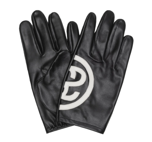 Gang Tay Stussy SS Link Leather Gloves 'Black' 138902