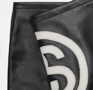 Gang Tay Stussy SS Link Leather Gloves 'Black' 138902