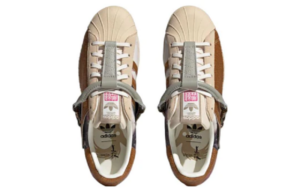 Giay Adidas Superstar 80s x Han Meilin 'Cream Brown' ID4383
