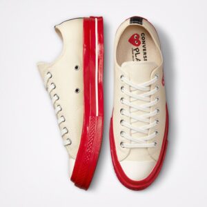 Giay Converse x CDG PLAY Chuck 70 'Red' A01796C