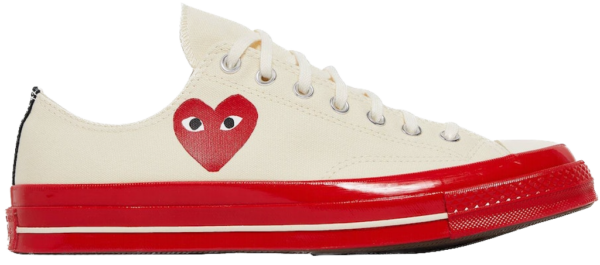Giay Converse x CDG PLAY Chuck 70 'Red' A01796C