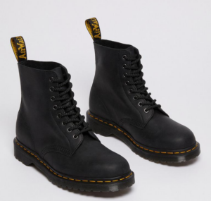 Giay Dr.Martens 1460 Pascal Waxed Full Grain Leather 'Black' 30666001