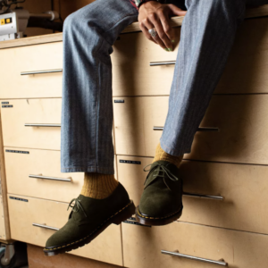 Giay Dr.Martens 1461 Made In England Buck 'Green' 27651332