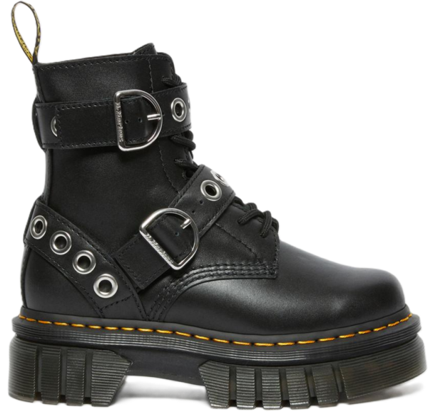 Giay Dr.Martens Audrick Hardware Leather 'Black' 27356001