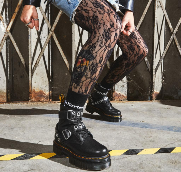 Giay Dr.Martens Audrick Hardware Leather 'Black' 27356001