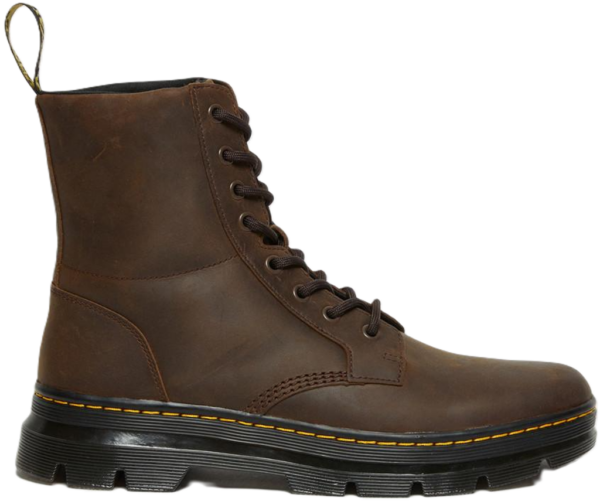 Giay Dr.Martens Combs Crazy Horse Leather 'Brown' 26006207