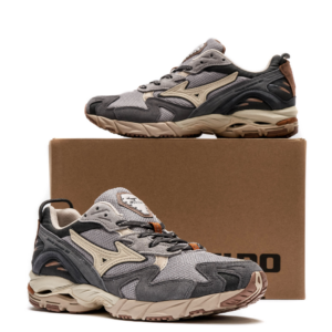 Giay Mizuno Wave Rider 10 'Grey Pumpkin Spice' D1GA226601