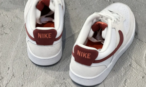 Giay Nike Court Vision LO 'White Red' FQ7628-100