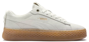 Giay Puma Smash Platform Frill 'White Gold' 366928-04