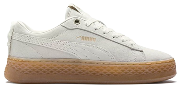 Giay Puma Smash Platform Frill 'White Gold' 366928-04