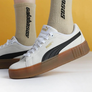 Giay Puma Smash Platform V2 SD 'White Black Gum' 373037‑07