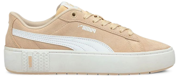 Giay Puma Smash Platform V2 Suede 'Khaki White' 373037-06
