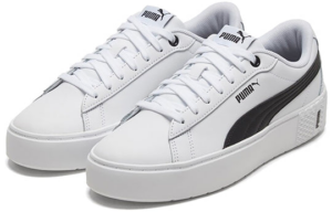 Giay Puma Smash Platform V2 'White Black' 373035-02