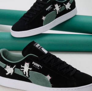 Giay Puma x Ripndip Suede 'Black' 393872-01