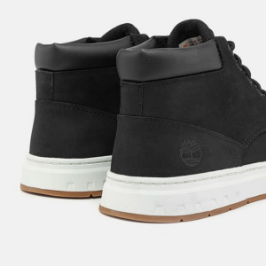 Giay Timberland Leather Mid‑Top 'Black' A5PSGW