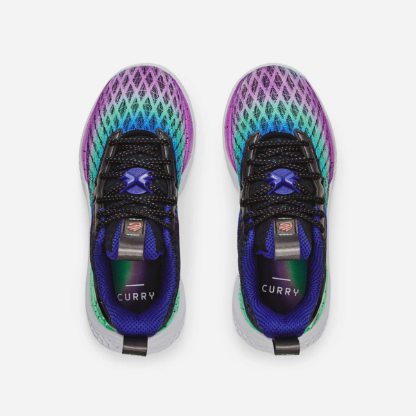 Giay Under Armour Curry Flow 10 GS 'Northern Lights' 3025627-500