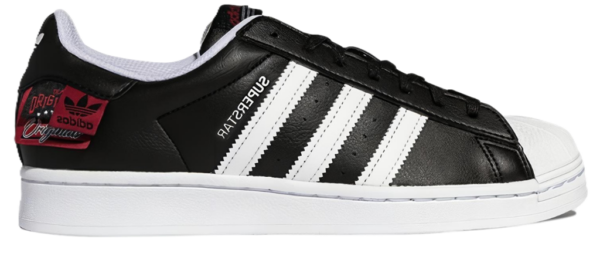 Giay Adidas Originals Superstar 'Black White Red' HQ6456