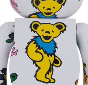 Mo hinh Bearbrick x Grateful Dead 'Dancing Bear'