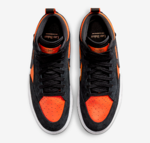 Giay Nike SB React Leo 'Black Electro Orange' DX4361‑002