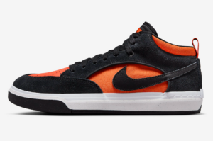 Giay Nike SB React Leo 'Black Electro Orange' DX4361‑002