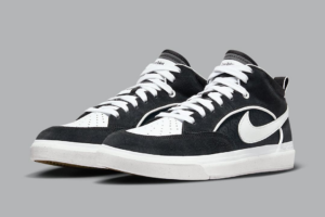 Giay Nike SB React Leo 'Black White' DX4361-001