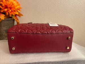 Tui Coach Mini Darcie Carryall Signature 'Cherry' CM050-IMCHE