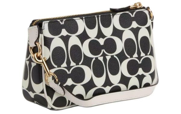 Tui Coach Nolita 19 In Signature Canvas 'Black White' CP250-IMA47