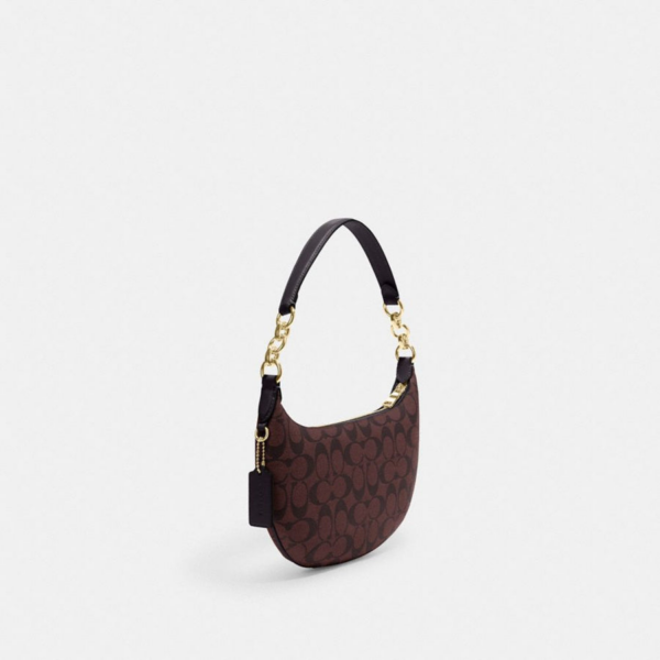 Tui Coach Payton Hobo In Signature Canvas 'Oxblood Multi' CE620-IMFCG