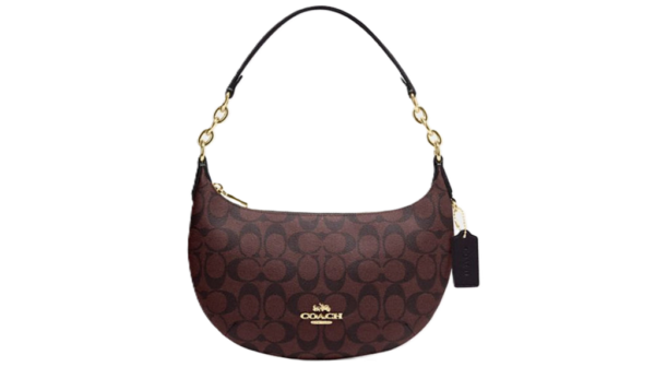 Tui Coach Payton Hobo In Signature Canvas 'Oxblood Multi' CE620-IMFCG