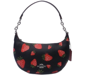 Tui Coach Peyton Hobo Wild Shoulder Bag 'Strawberry Print' CH330-SVA47