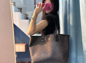 Tui Coach Reversible PVC City Signature 'Black' 36658-IMAA8