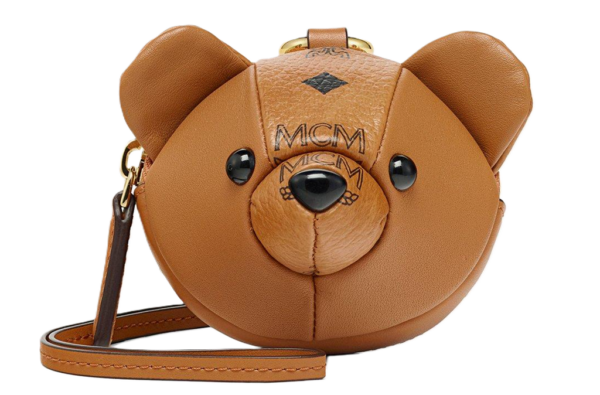 Tui MCM Park Pouch Charm In Visetos Leather 'Brown' MXZDSTA08CO001