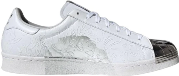Giay Adidas Superstar 80s x Han Meilin 'White Black Silver' ID4388