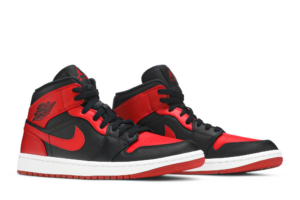Giay Nike Air Jordan 1 Mid 'Banned' 2020 554724‑074