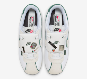 Giay Nike Cortez 'White Green Light Bone' FQ0259-110