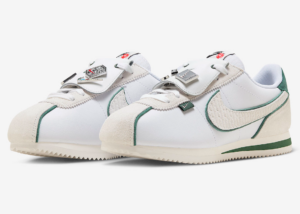 Giay Nike Cortez 'White Green Light Bone' FQ0259-110