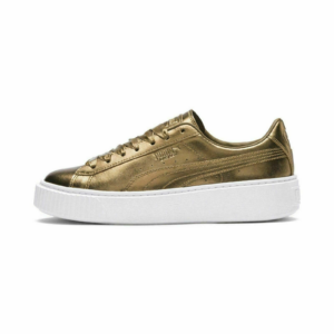 Giay Puma Basket Platform 'Luxe Gold' 366687‑02