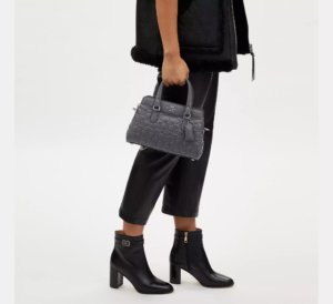 Tui Coach Mini Darcie Carryall Signature 'Industrial Grey' CM050-SVQ9R