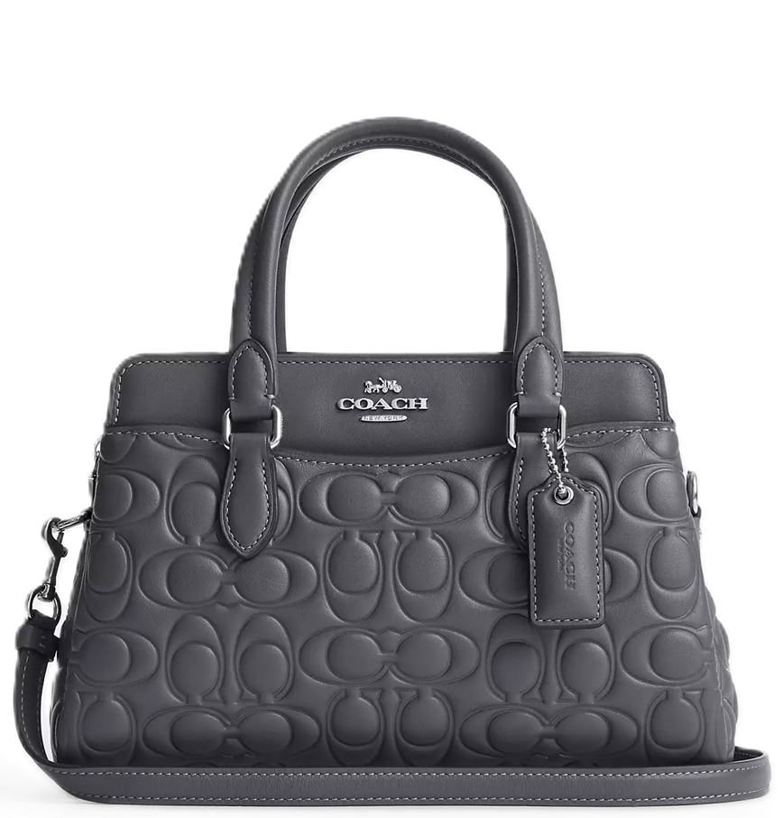 Tui Coach Mini Darcie Carryall Signature 'Industrial Grey' CM050-SVQ9R