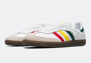 Giay Adidas Samba OG Rasta 'White' IH3118
