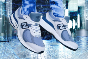 Giay New Balance 2002R x Atmos 'Cybernetics Blue' M2002RAN