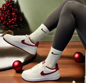 Giay Nike Air Force 1 LV8 'White Red' FV5948-105