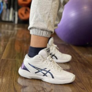 Giay Asics Gelhoop V14 'White Green' 1063A050-103