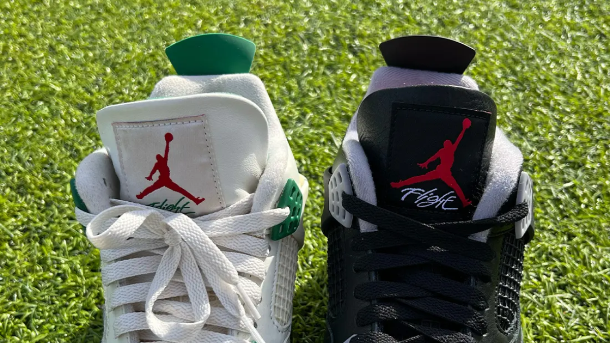 Hinh anh 6: So sanh Air Jordan 4 'Bred Reimagined' va Nike SB X Air Jordan 4