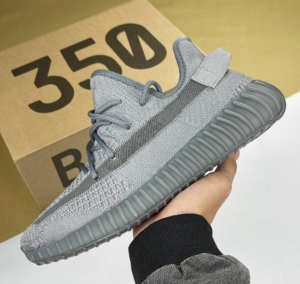 Giay Adidas Yeezy Boost 350 V2 'Steel Grey' IF3219