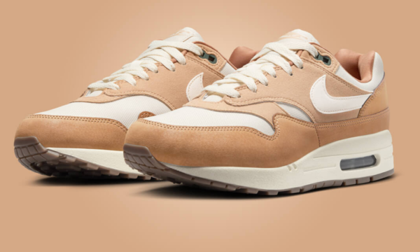 Giay Nike Air Max 1 'White/Wheat' FZ3598-299