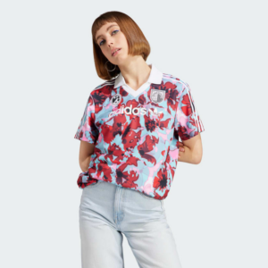 Ao Adidas Allover Print Short Sleeve Jersey 'Red' IR9808